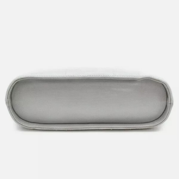 CHANEL Silver Nylon Tote W/ Metal Handles - Picture 4 of 7